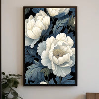 Floral Elegance Wall Art Print for Home Decor