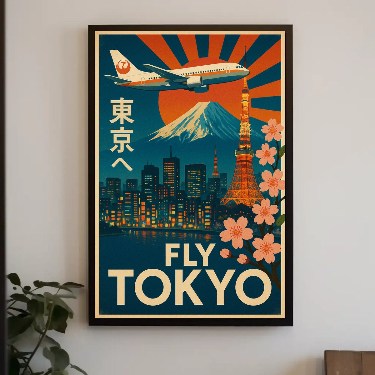 Tokyo Vintage Travel Advertisement Poster