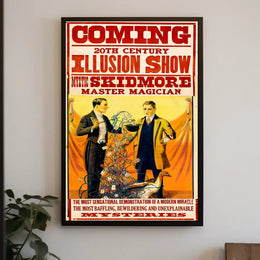 Magic Show Poster: Vintage-Style Theater Advertising