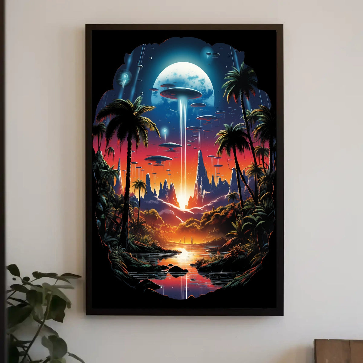 Cosmic Oasis Poster