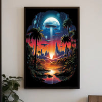 Cosmic Oasis Poster