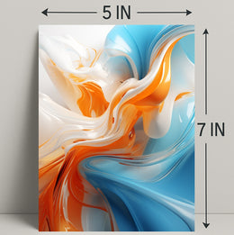 Abstract Fluid Dynamics Abstract Poster PosterGoat