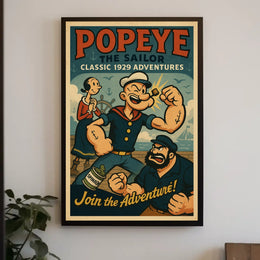 Popeye 1929 Art Poster POP-186
