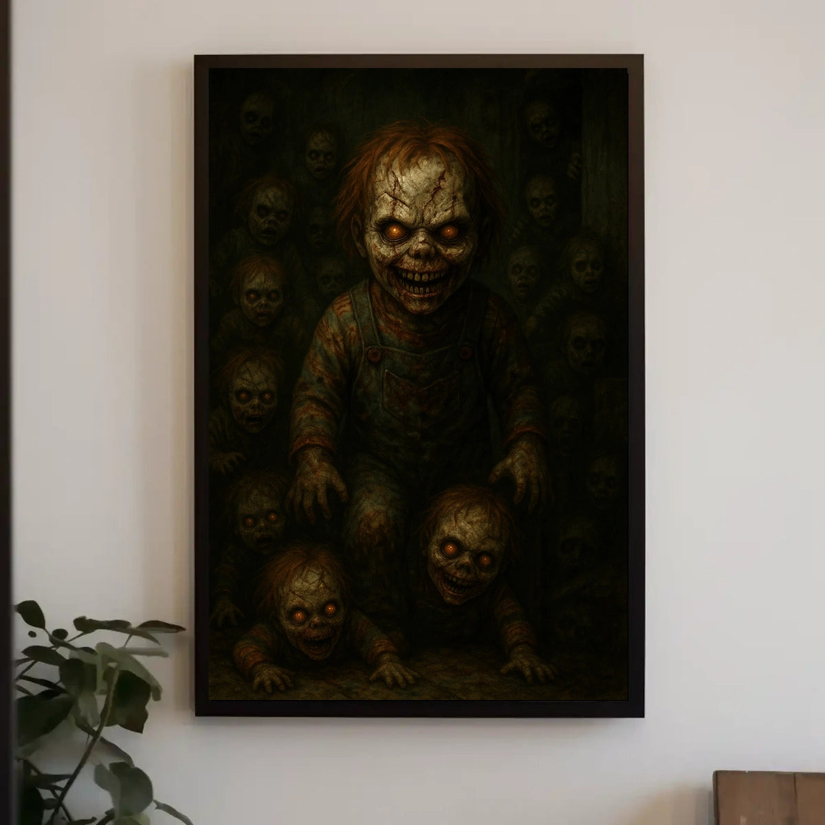 Creepy Doll Horde Poster