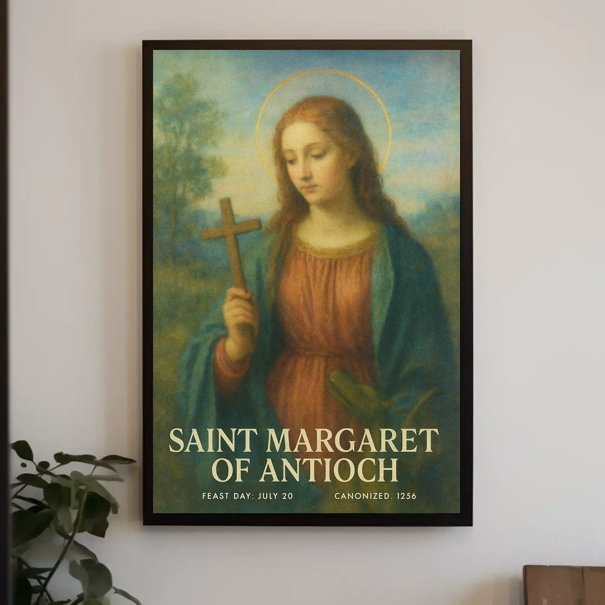 Saint Margaret Of Antioch Poster