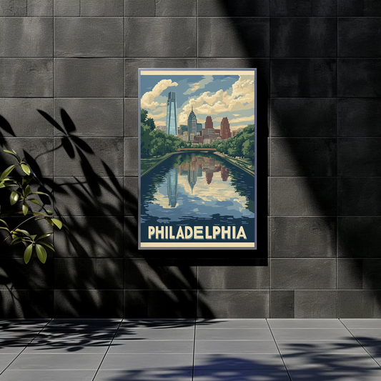 Philadelphia Vintage Poster