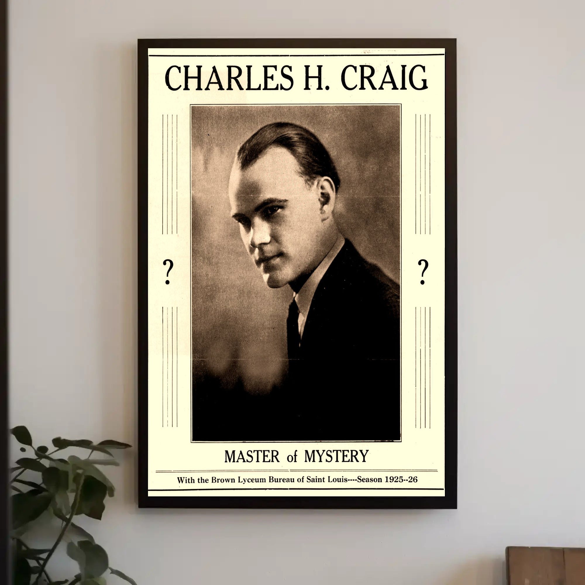 Charles H. Craig: Master of Mystery Cultural Poster