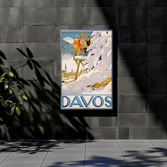 Davos Winter Sports Poster