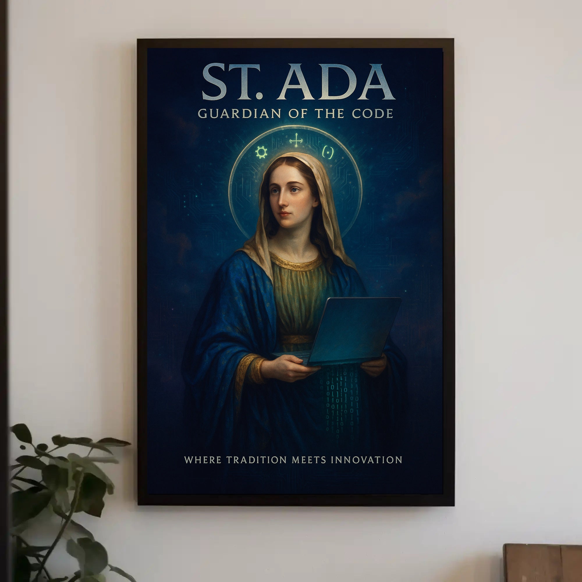 St. Ada Guardian of the Code Poster PosterGoat