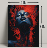Fiery Elegance Poster