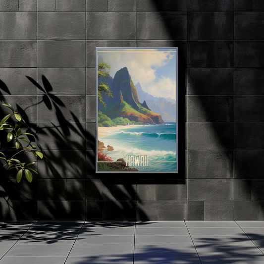 Hawaii Vintage Poster
