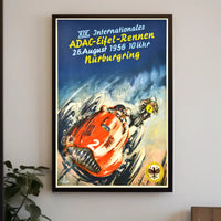 XIX. Internationales ADAC-Eifel-Rennen 1956 Poster