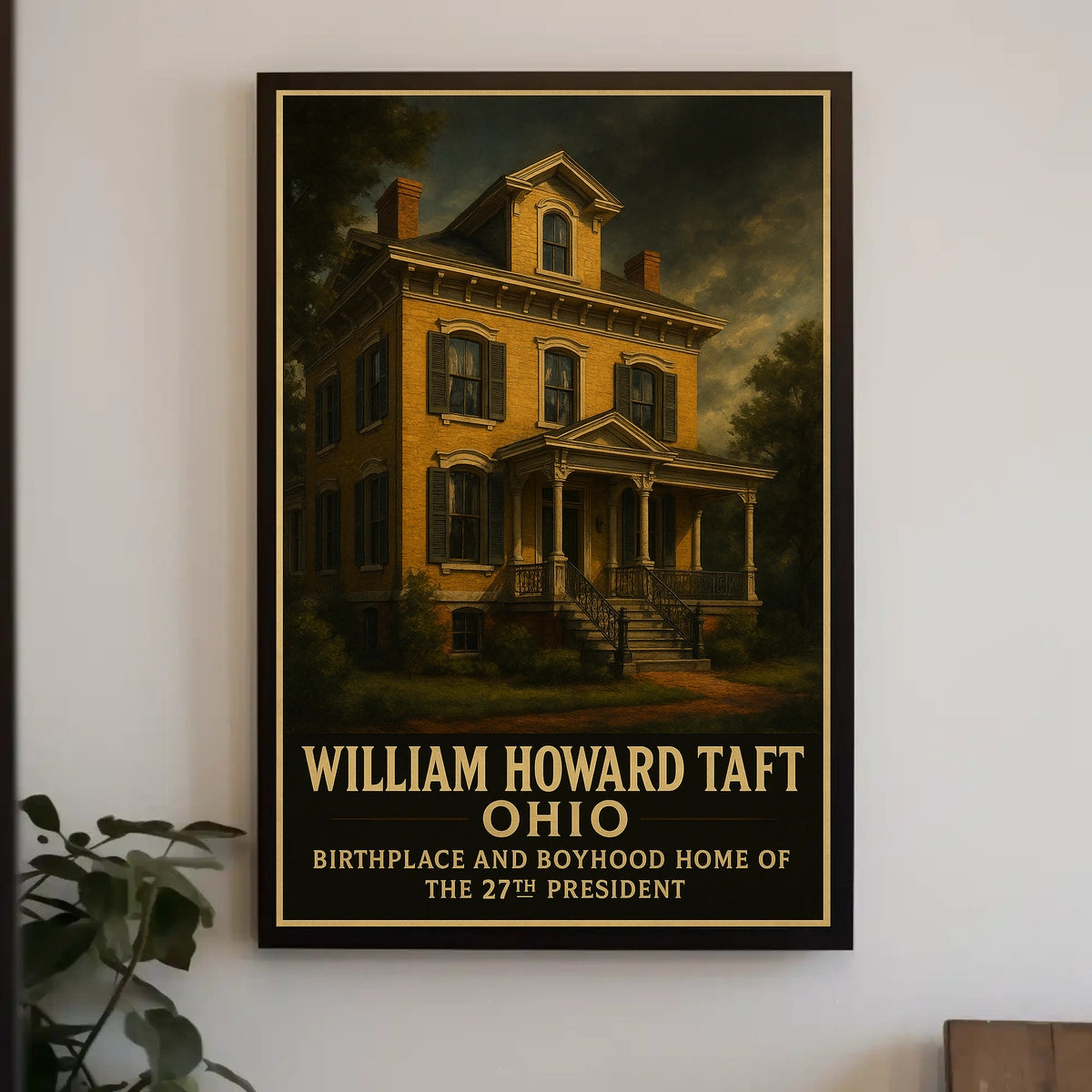 William Howard Taft 27Th President Poster