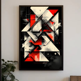 Geometric Abstraction Abstract Poster