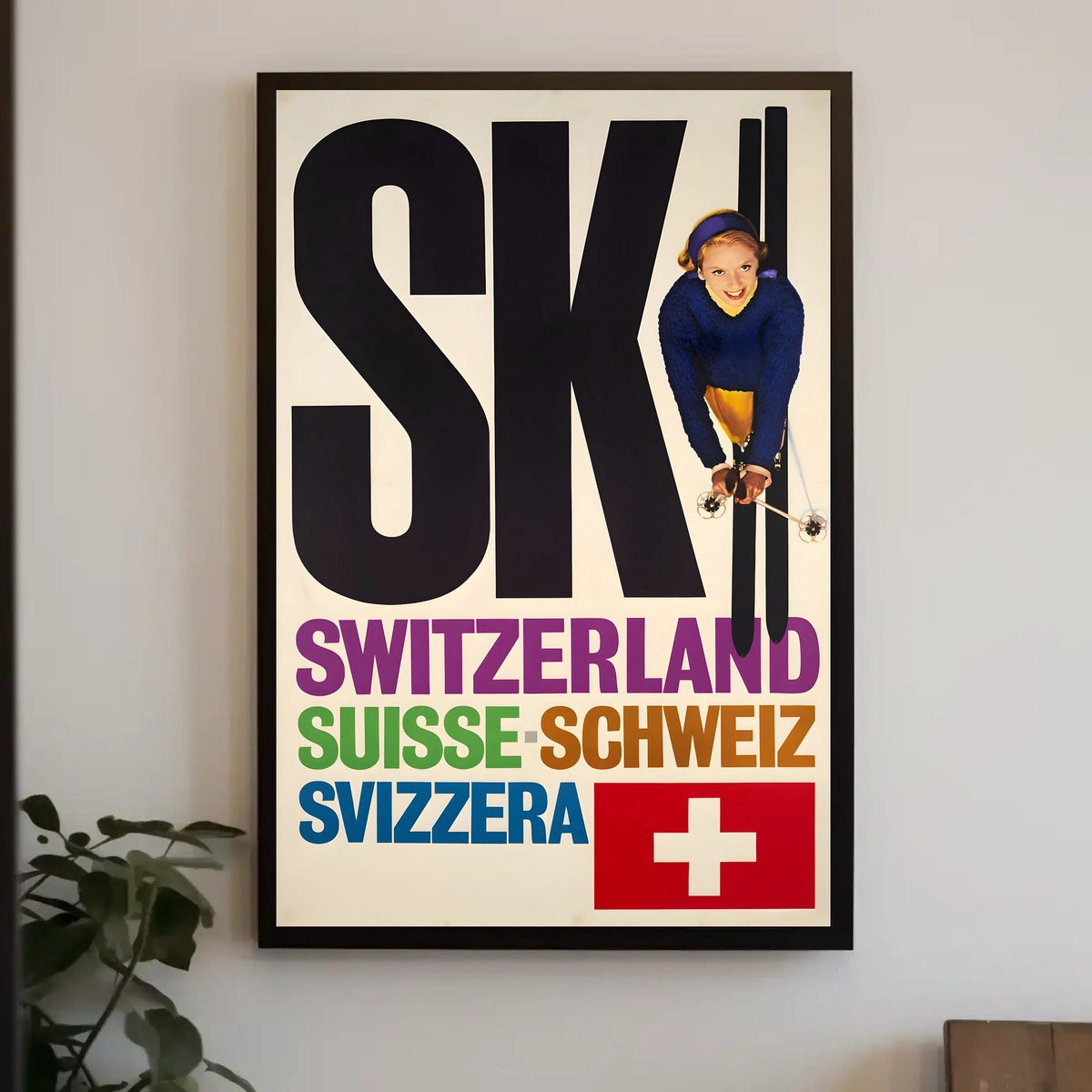 Ski Switzerland Poster