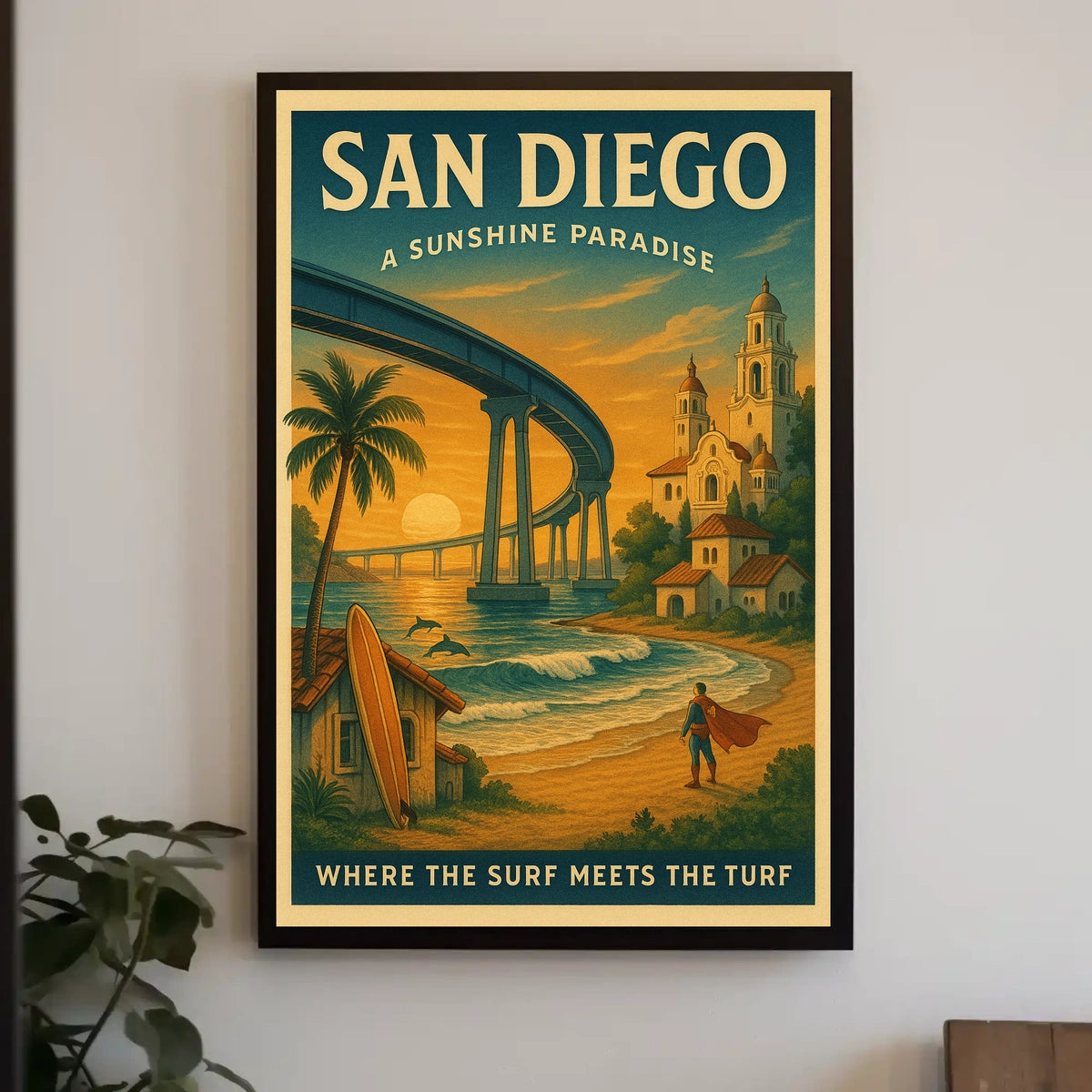 San Diego A Sunshine Paradise Poster