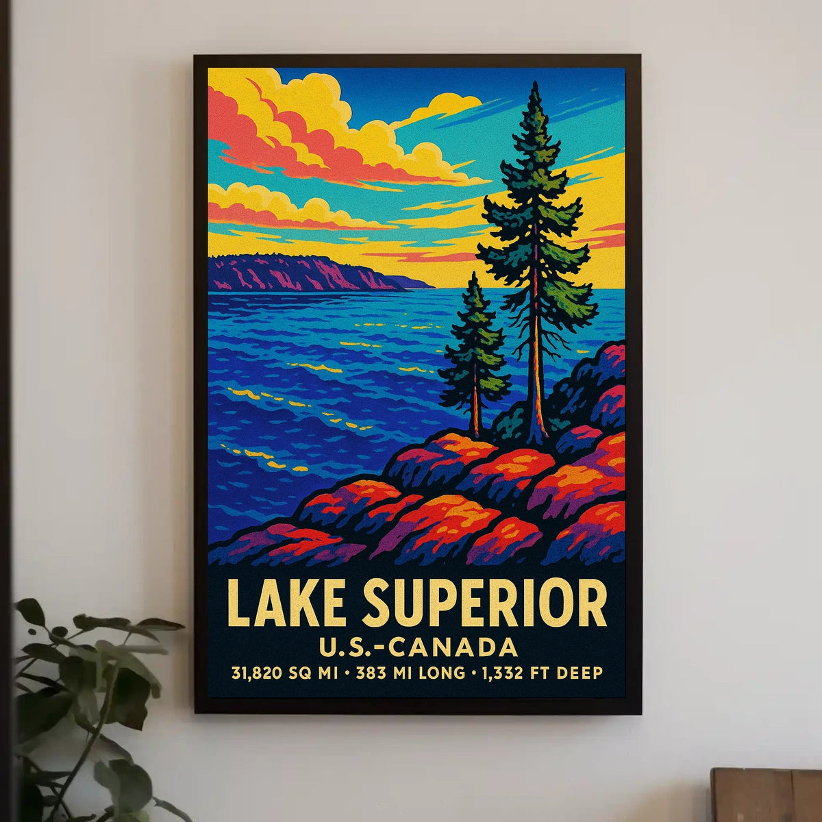 Lake Superior Scenic Poster