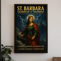 St. Barbara Guardian of Thunder Poster