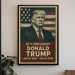 Donald Trump 47th President Poster