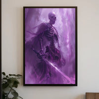 Spectral Warrior Art: Dark Fantasy or Mythology Poster PosterGoat