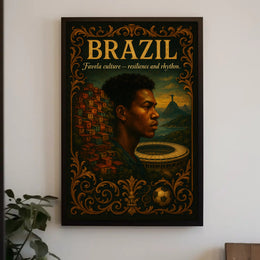 Favela Culture – Resilience and Rhythm Poster PosterGoat