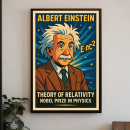 Albert Einstein Theory Of Relativity Poster