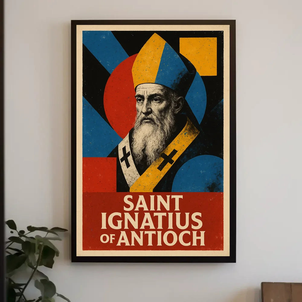 Saint Ignatius of Antioch Religious Art Poster