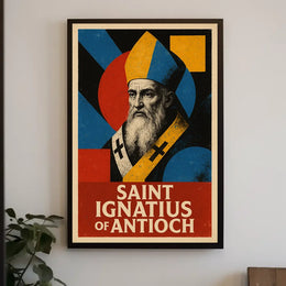 Saint Ignatius of Antioch Religious Art Poster