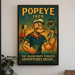 Popeye 1929 Art Poster POP-168