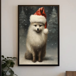 Festive Fox In Winter Wonderland Poster