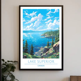 Lake Superior Serenity Poster