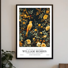 William Morris Floral Vintage Art Poster