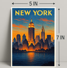 New York City Skyline Poster PosterGoat