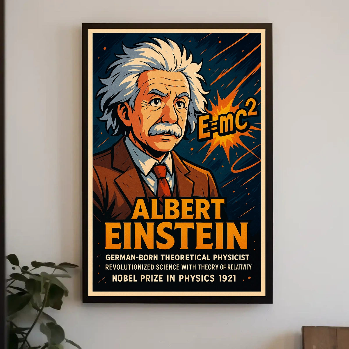 Albert Einstein Theoretical Physicist Poster