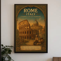 Rome, Italy Eternal City of Wonders Poster