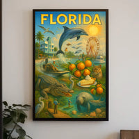 Florida A Vibrant Paradise Poster