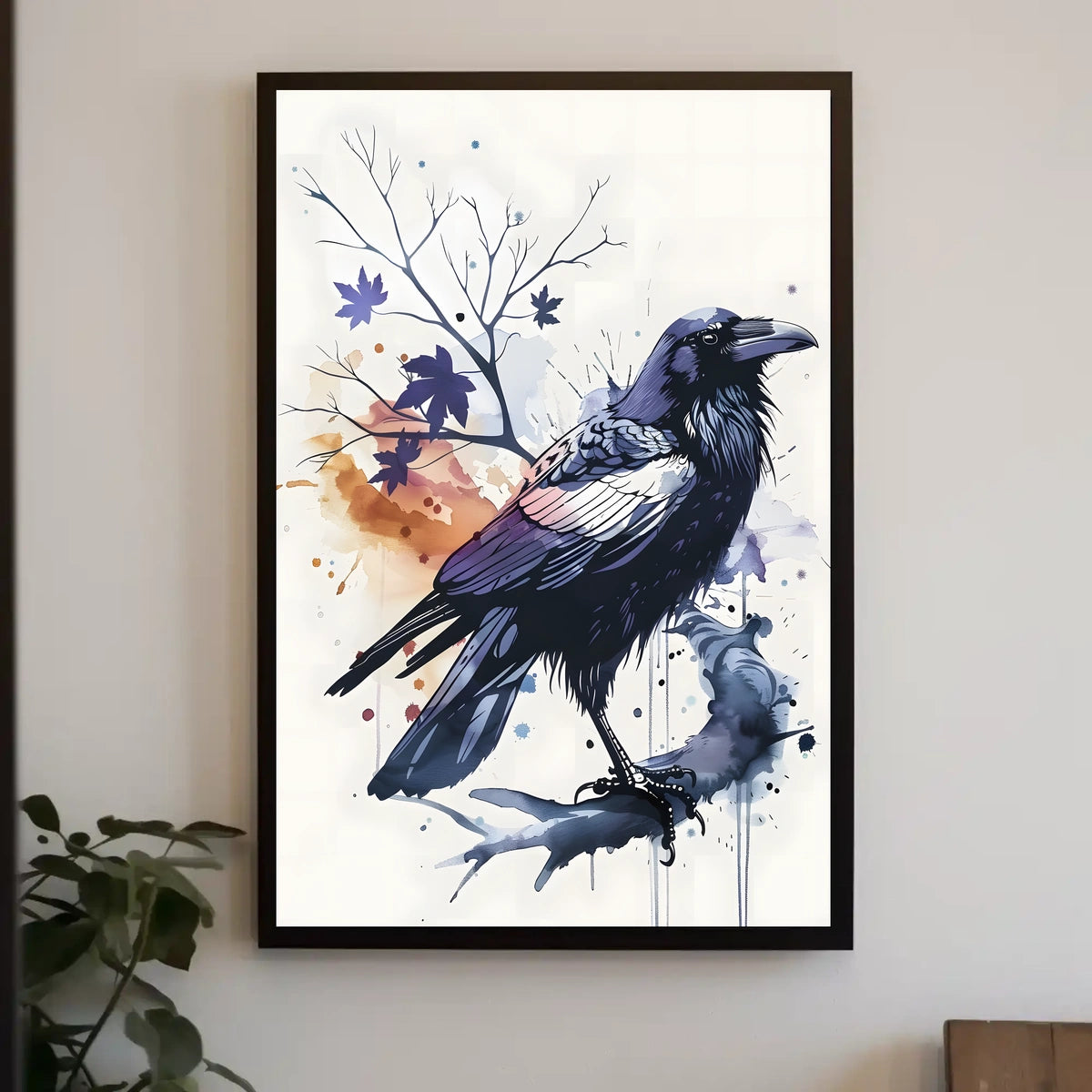 The Majestic Raven Poster