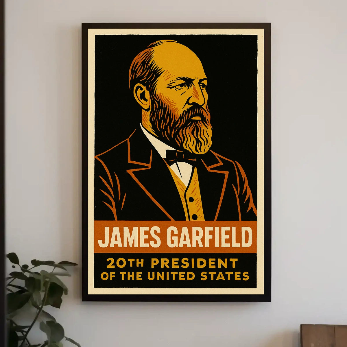 James Garfield 20th President Poster