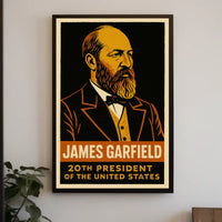 James Garfield 20th President Poster