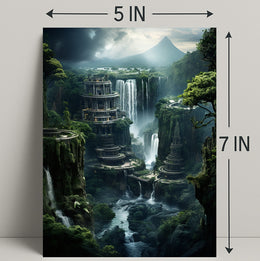 Enchanted Waterfalls Of The Lost City Poster