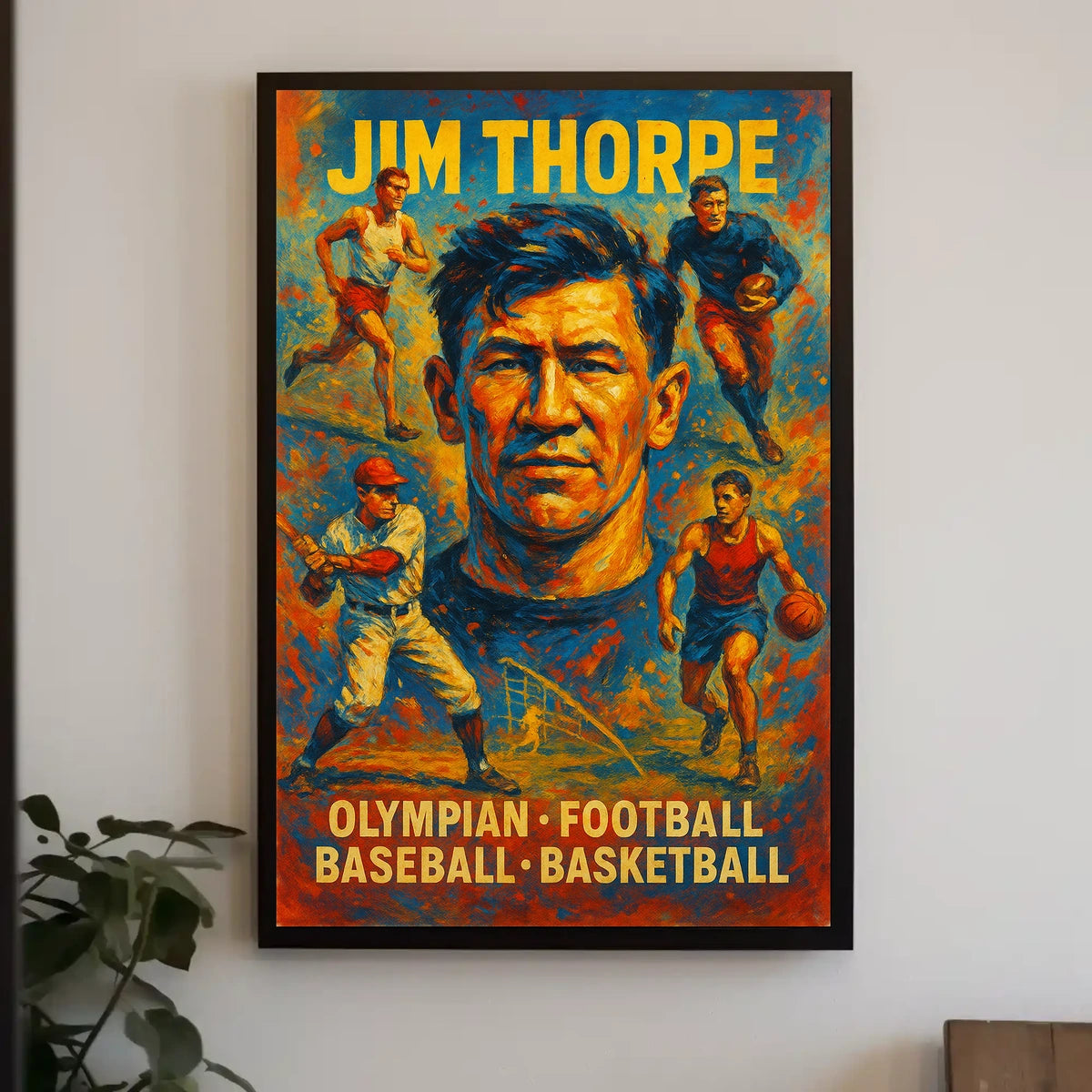 Celebrating a Legendary Athlete Poster