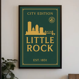 Little Rock City Edition Poster