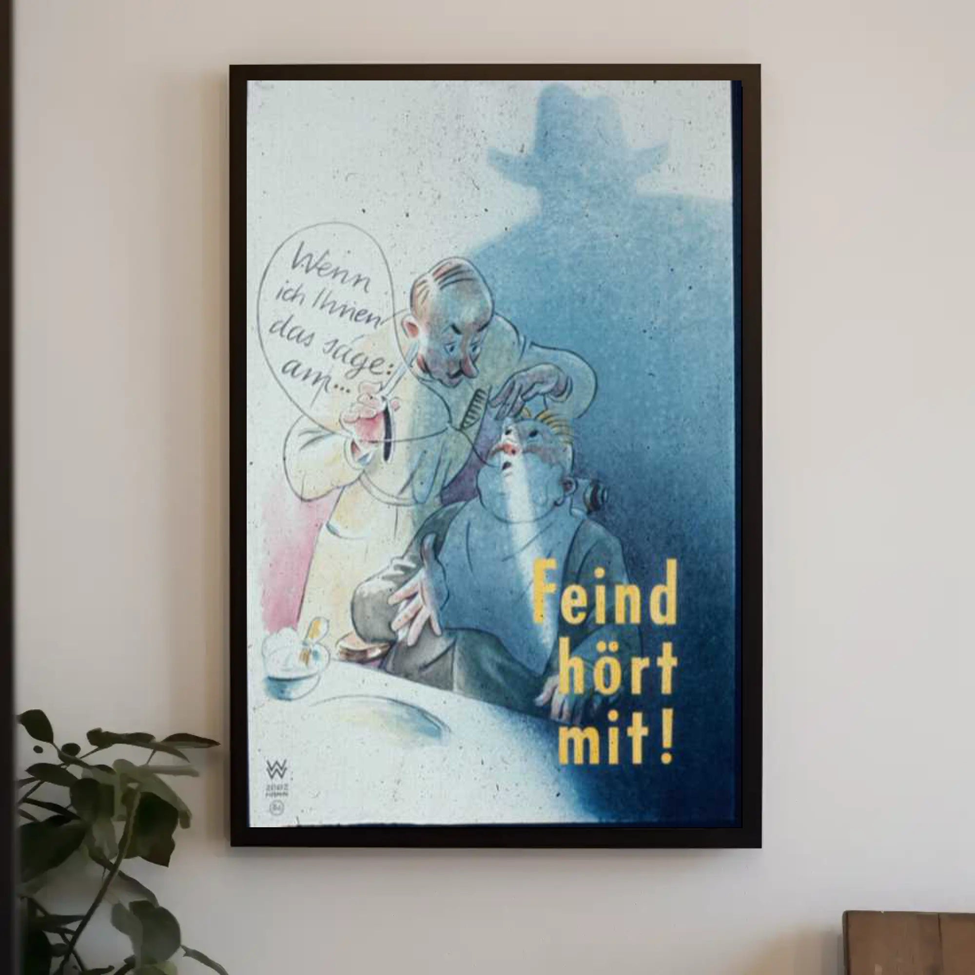 Cautionary Whisper Poster PosterGoat