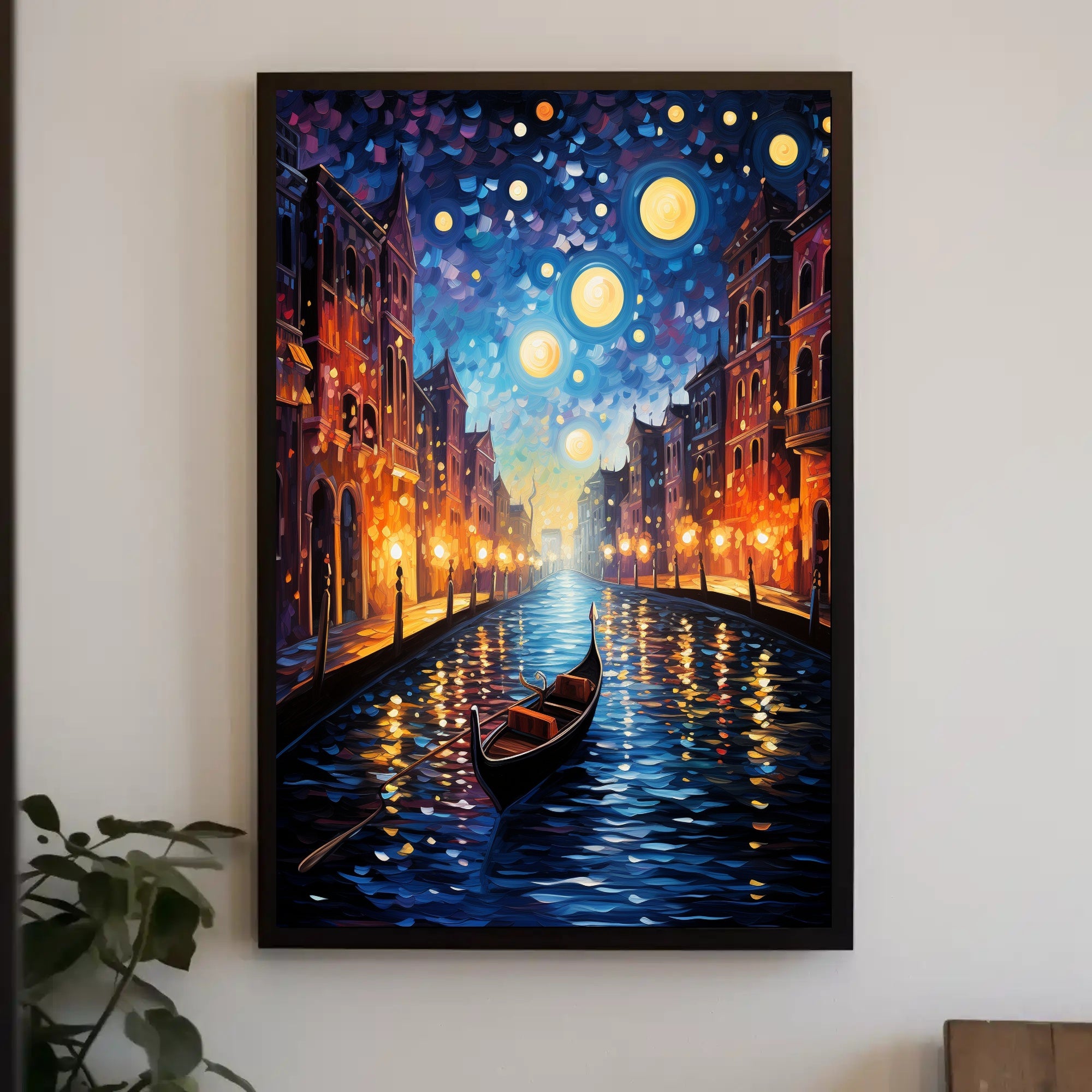 Starry Canal Poster