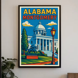 Alabama Montgomery Poster