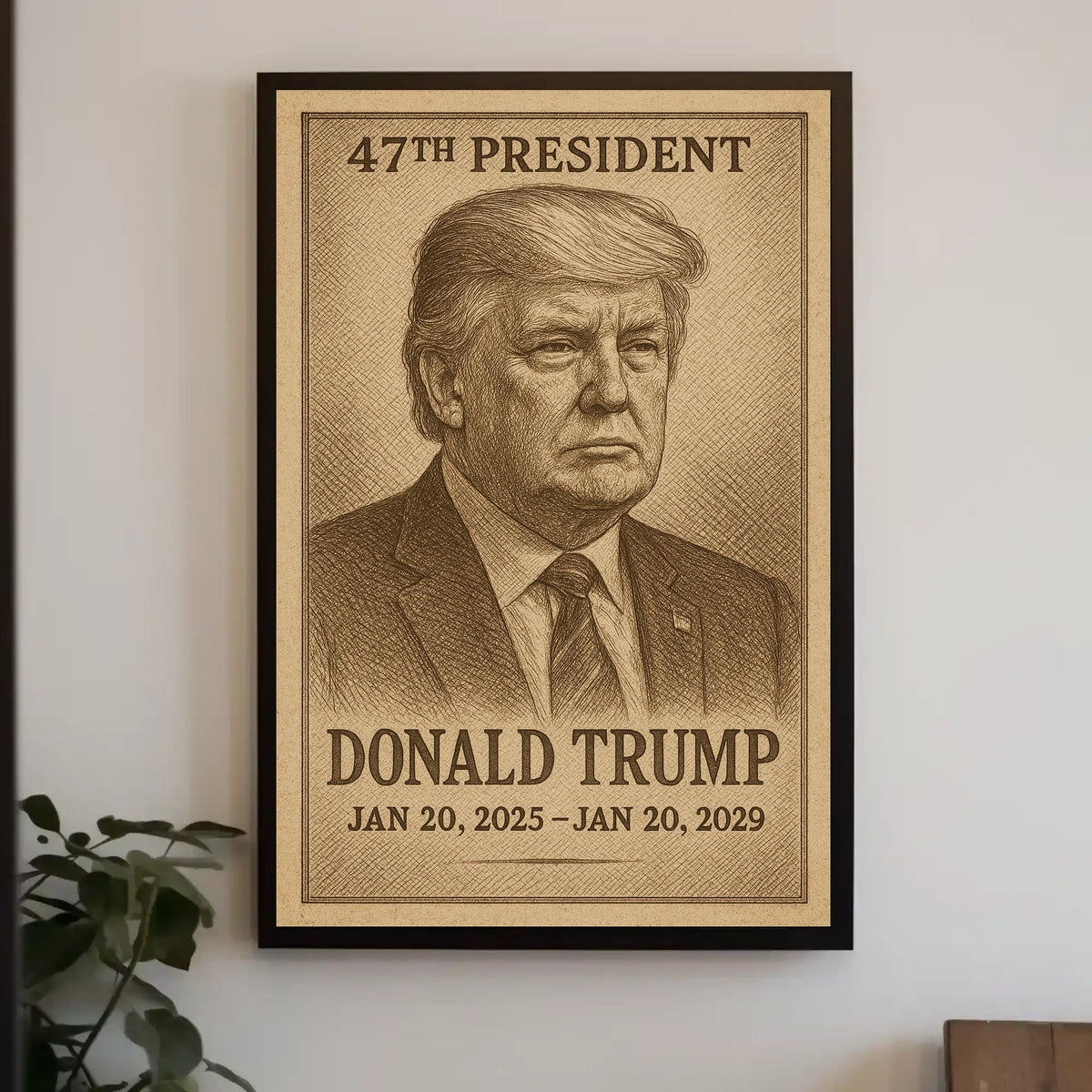 Donald Trump 47th President Poster