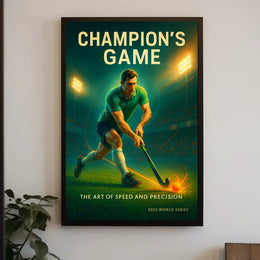 Champion's Game Dynamic Sports Action Poster PosterGoat