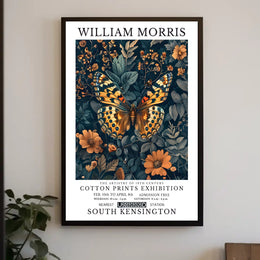 William Morris Exhibition Cotton Prints Cultural or Heritage Poster