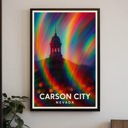 Carson City Nevada Scenic Photography Poster