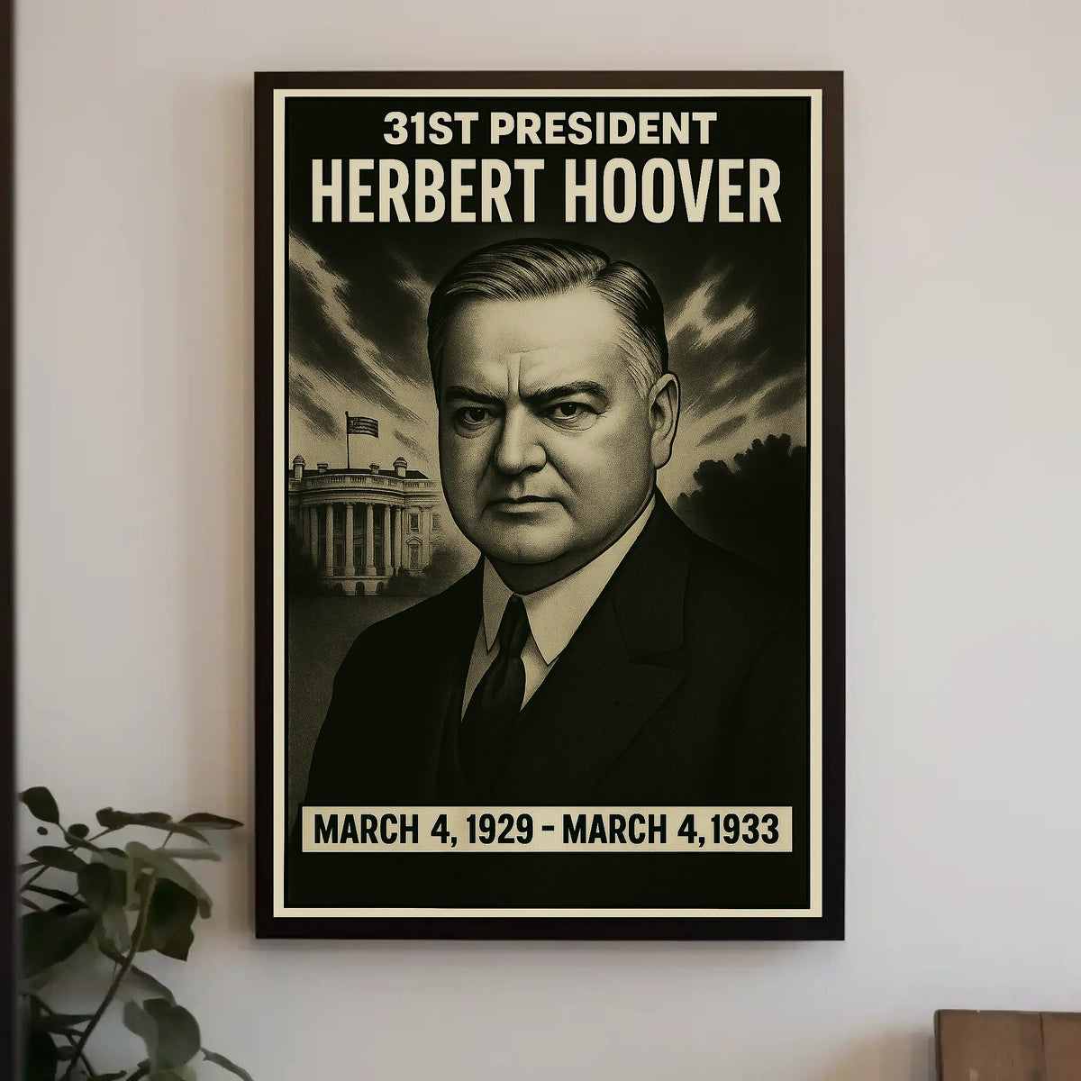 Herbert Hoover 31St President Poster